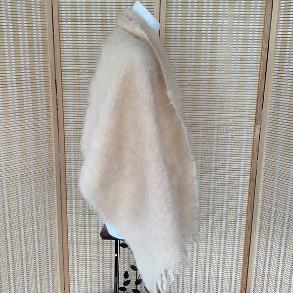 JAEGER MOHAIR Scarf Wrap Shawl Made in Great Britain - Picture 7 of 15